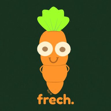 freche ruebe. drolig